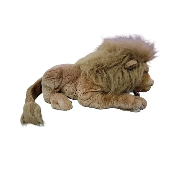 Vintage Folkmanis Folktails Lion Plush Full Body Puppet Stuffed Toy - Picture 2 of 8